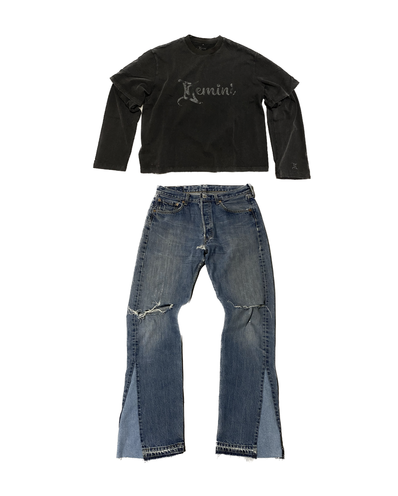 9324 Outfit (LongSleeve + Denim )