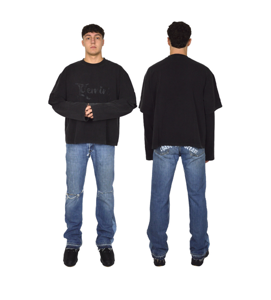 9324 Outfit (LongSleeve + Denim )