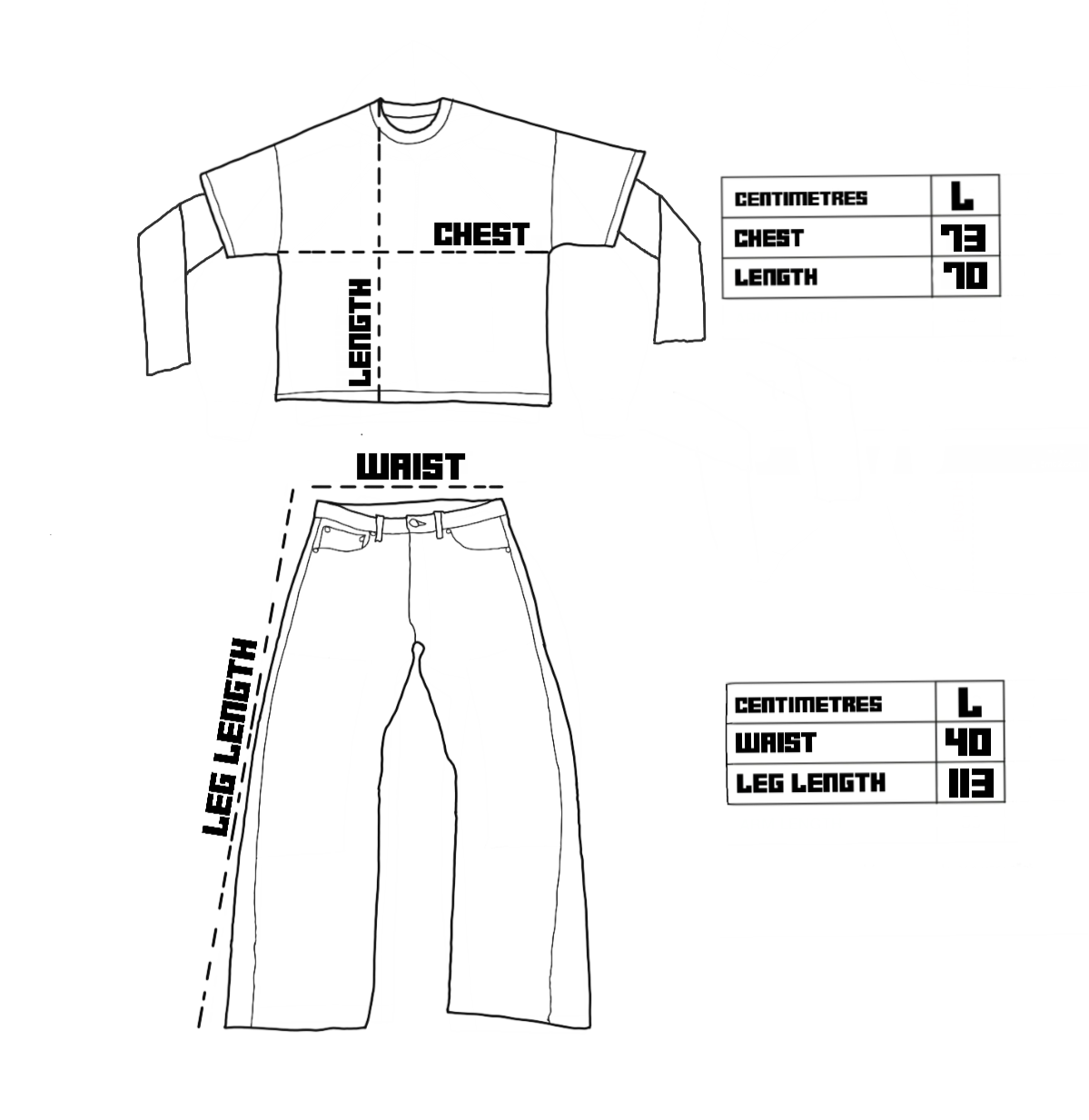 9324 Outfit (LongSleeve + Denim )