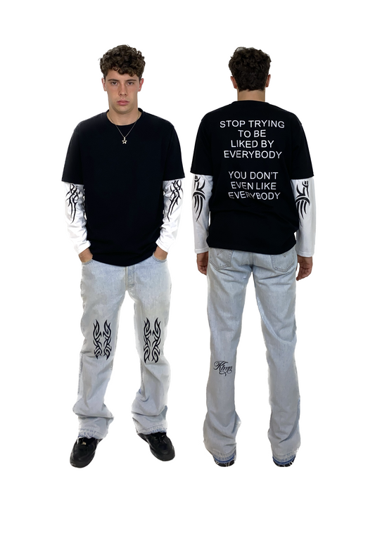 9324 Outfit (LongSleeve + Denim)